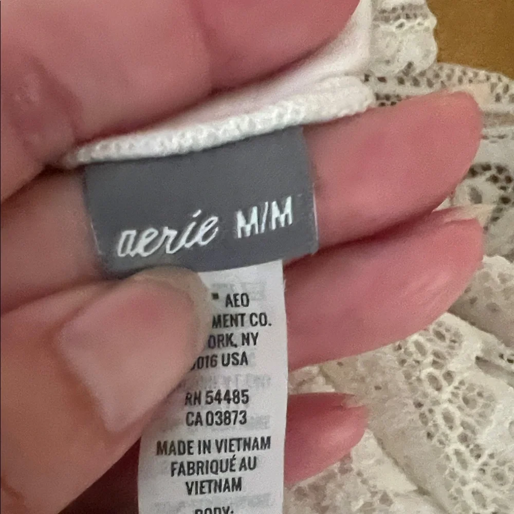 #1495+ Aerie Lace Bralette in White - Picture 7 of 11